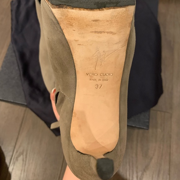 Giuseppe Zanotti Signature Platform Ankle Boots - Picture 4 of 5